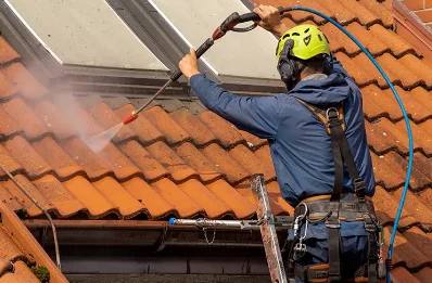 Démoussage et hydrofuge de toiture à Landudal